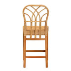 Tabouret de bar comptoir bali & pari Monaco : Structure acajou, aucun assemblage requis, hauteur fixe