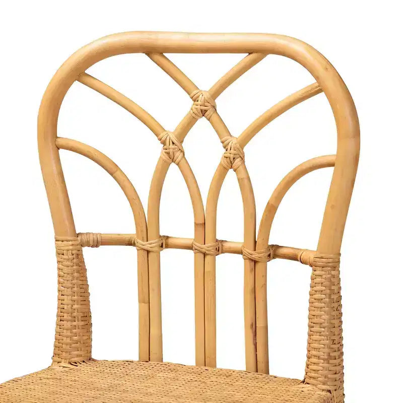 Tabouret de bar comptoir bali & pari Monaco : Structure acajou, aucun assemblage requis, hauteur fixe