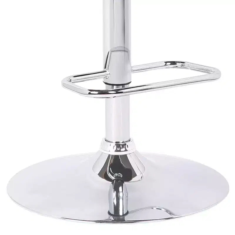 Tabouret de bar contemporain pivotant Eloise gris/chrome - Armen Living