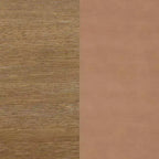 Nathan James Gracie Tabouret de bar à hauteur de comptoir Bois marron clair/Similicuir marron clair : Structure en bois d'hévéa, capacité 136 kg