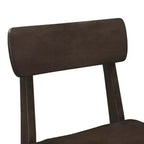 Tabouret de bar à hauteur de comptoir en bois Boraam Torino, fini carbonite