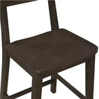 Tabouret de bar à hauteur de comptoir en bois Boraam Torino, fini carbonite