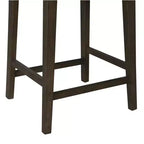 Tabouret de bar à hauteur de comptoir en bois Boraam Torino, fini carbonite