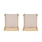 Lot de 2 tabourets de bar Bessie en rotin naturel Powell