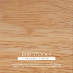 Lot de 2 tabourets de bar Bessie en rotin naturel Powell
