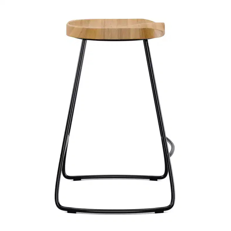 Tabouret de bar Mason hauteur comptoir naturel - Adore Decor