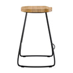 Tabouret de bar Mason hauteur comptoir naturel - Adore Decor