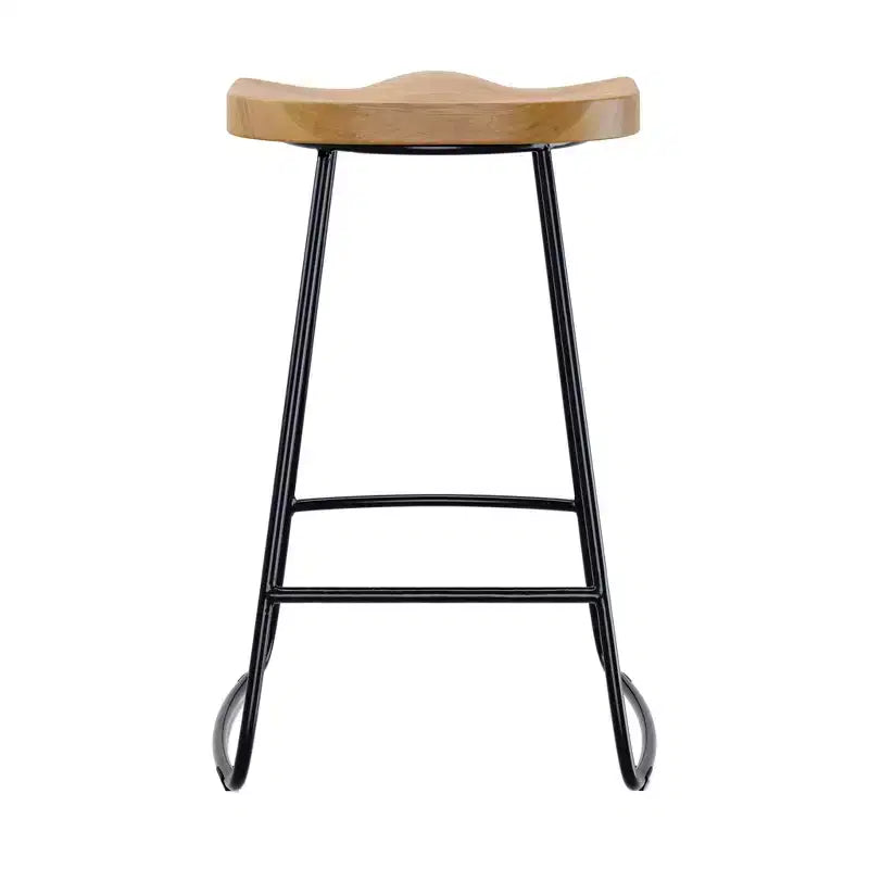Tabouret de bar Mason hauteur comptoir naturel - Adore Decor