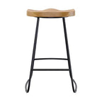 Tabouret de bar Mason hauteur comptoir naturel - Adore Decor