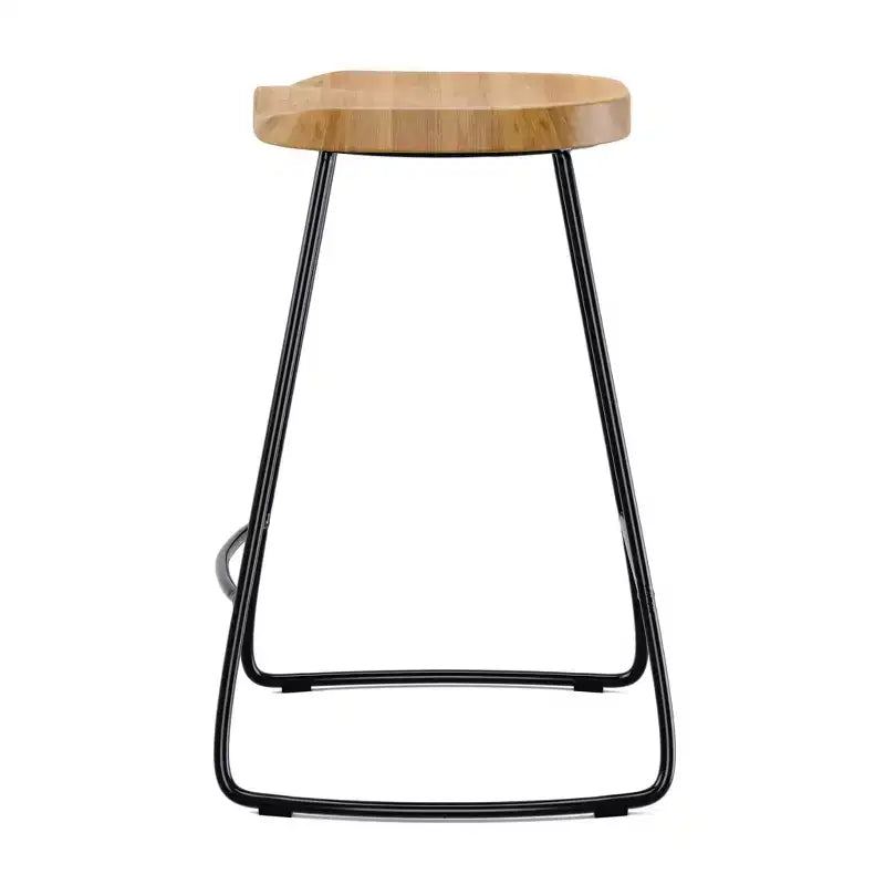 Tabouret de bar Mason hauteur comptoir naturel - Adore Decor