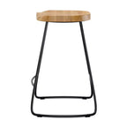 Tabouret de bar Mason hauteur comptoir naturel - Adore Decor