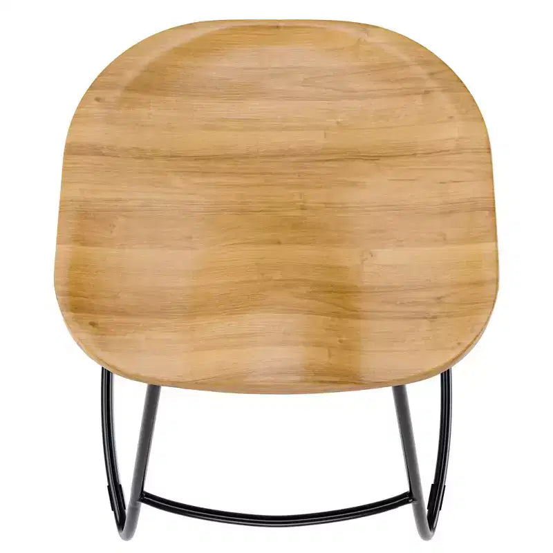 Tabouret de bar Mason hauteur comptoir naturel - Adore Decor