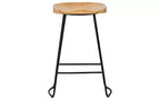 Tabouret de bar Mason hauteur comptoir naturel - Adore Decor