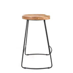Tabouret de bar Mason hauteur comptoir naturel - Adore Decor