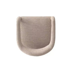 Manhattan Comfort Lot de 2 Chaises de Salle à Manger Rembourrées Modernes en Tweed Aspen Poussière d'Or