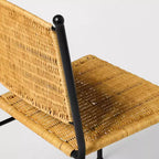 Lot de 2 chaises de salle à manger en métal et rotin – Threshold™ conçu avec Studio McGee