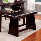 24/7 Shop At Home Bronswood: Upholstered Indoor Kitchen Bench, Bedroom Seating, Small Rectangle Shape