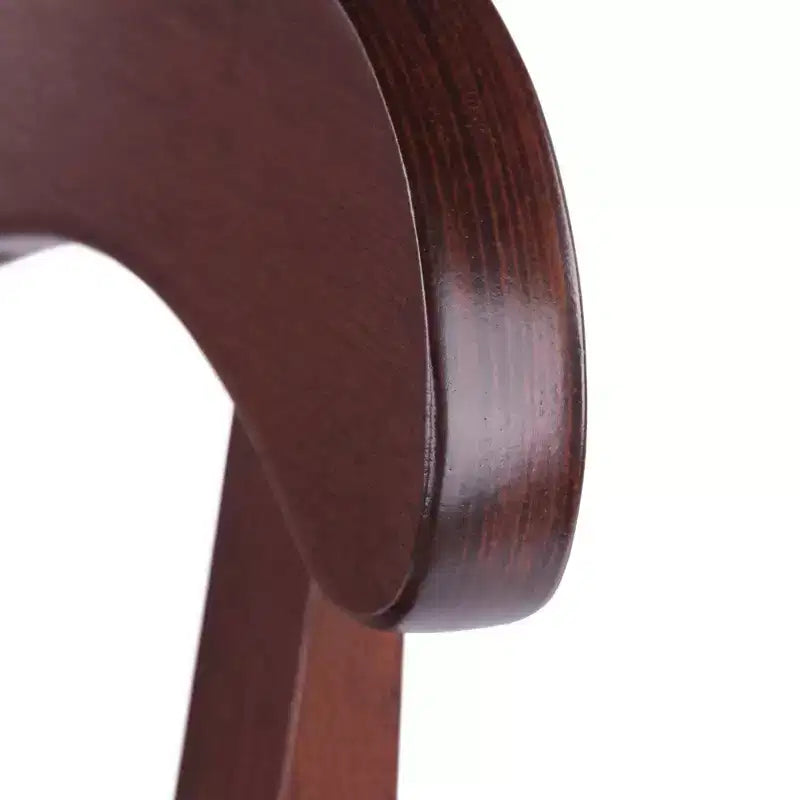 Lot de 2 chaises Renaissance à trou de serrure en noyer - Winsome : Bois dur, dossier haut, non rembourré