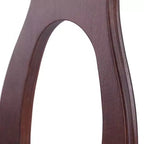 Lot de 2 chaises Renaissance à trou de serrure en noyer - Winsome : Bois dur, dossier haut, non rembourré