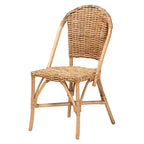 Neola Natural Rattan Dining Chair Set Brown - bali & pari: Handcrafted, No Assembly Required