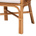 bali & pari Carolyn Rattan Dining Chair Light Honey