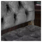Lot de 2 chaises de salle à manger Saltillo New Velvet gris anthracite – Christopher Knight Home : Rembourrées, capitonnées