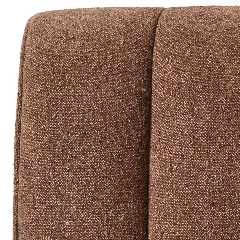 Lifestorey Lot de 2 banquettes de coin repas rembourrées Kerrington marron