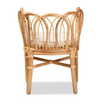 Fauteuil en rotin Melody naturel/blanc - bali & pari