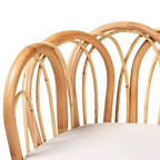 Fauteuil en rotin Melody naturel/blanc - bali & pari