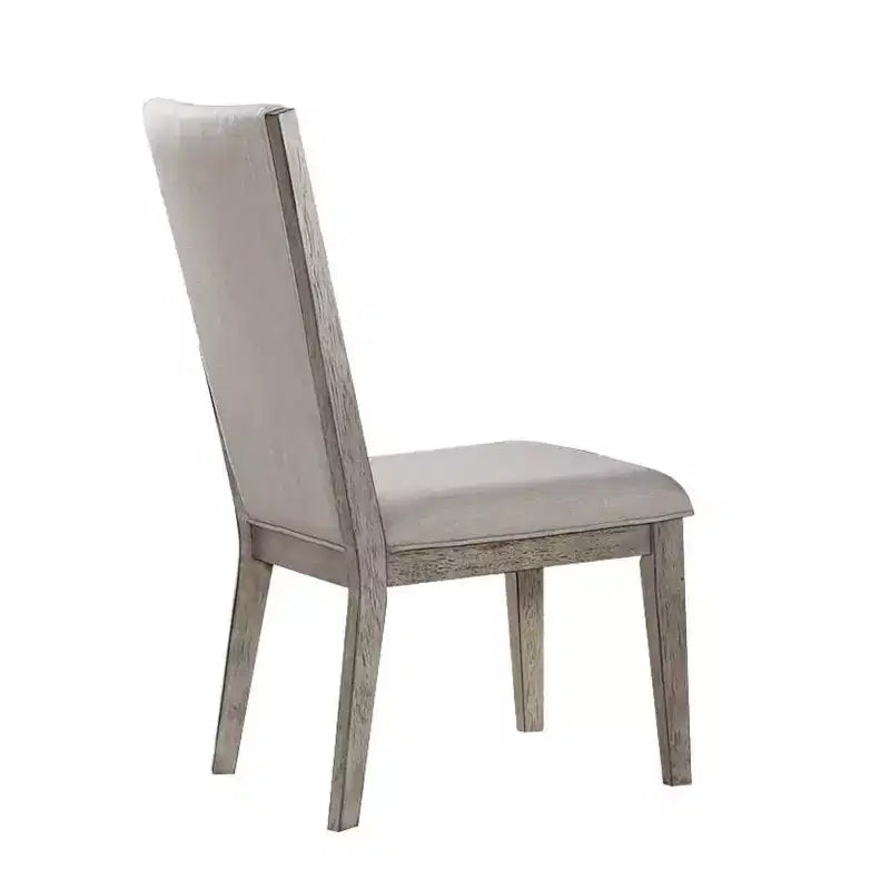 Lot de 2 chaises de salle à manger en tissu Rocky 19 po chêne gris - Acme Furniture