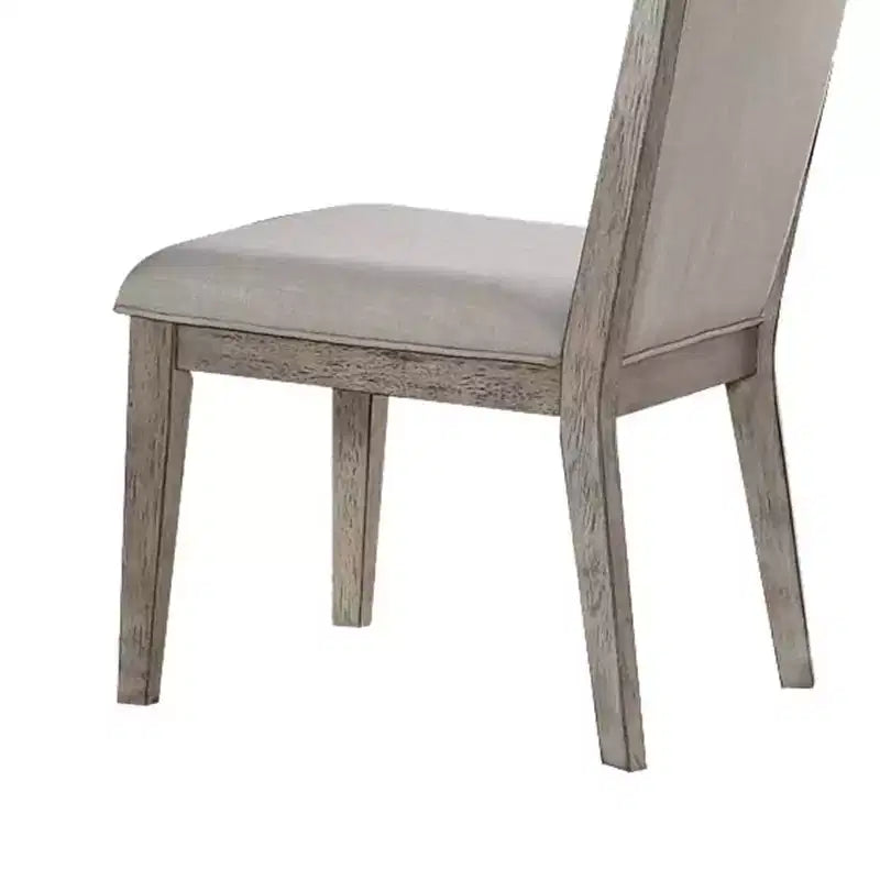 Lot de 2 chaises de salle à manger en tissu Rocky 19 po chêne gris - Acme Furniture