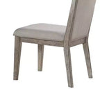 Lot de 2 chaises de salle à manger en tissu Rocky 19 po chêne gris - Acme Furniture