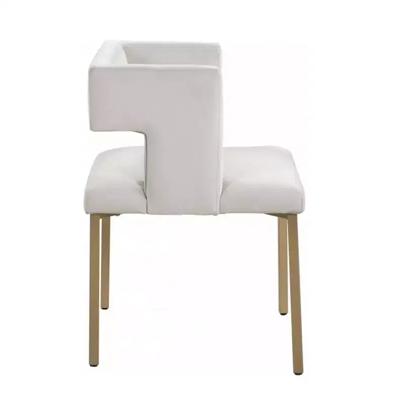 Brassex Ensemble de 2 chaises de salle à manger Anthony beige