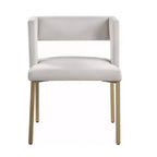 Brassex Ensemble de 2 chaises de salle à manger Anthony beige