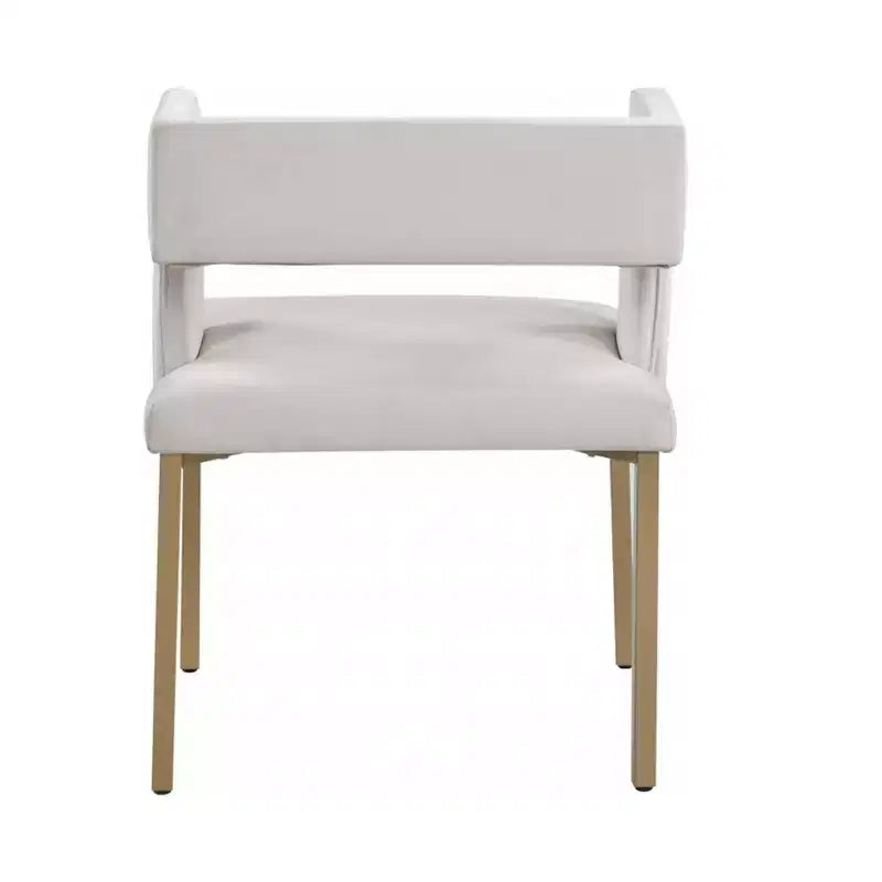 Brassex Ensemble de 2 chaises de salle à manger Anthony beige