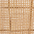 Lot de 2 chaises de salle à manger Moscow en rotin et bois naturel/noyer - bali & pari