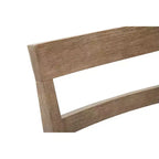 Lot de 2 chaises de salle à manger Boulder Barnwood Wire Brush - Boraam : Bois d'hévéa, style ferme, capacité 136 kg