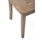 Lot de 2 chaises de salle à manger Boulder Barnwood Wire Brush - Boraam : Bois d'hévéa, style ferme, capacité 136 kg