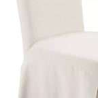 Lot de 2 chaises de salle à manger déhoussables Hayes ivoire - Finch : revêtement en polyester, structure en bois, housse amovible, style moderne