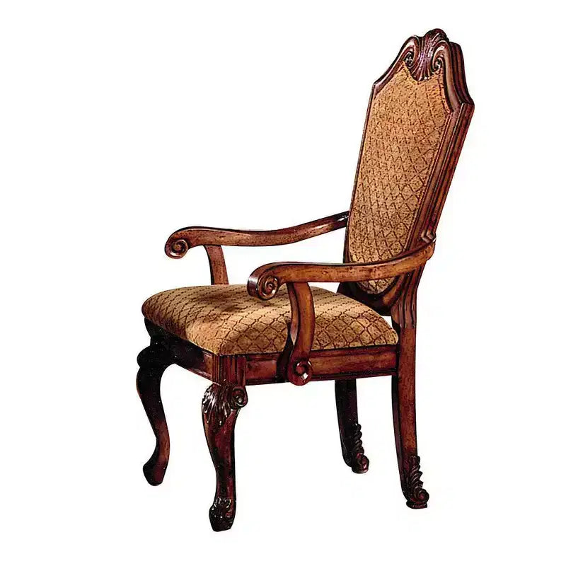 Acme Furniture Chateau De Ville Dining Chairs Diamond Pattern Cherry Finish