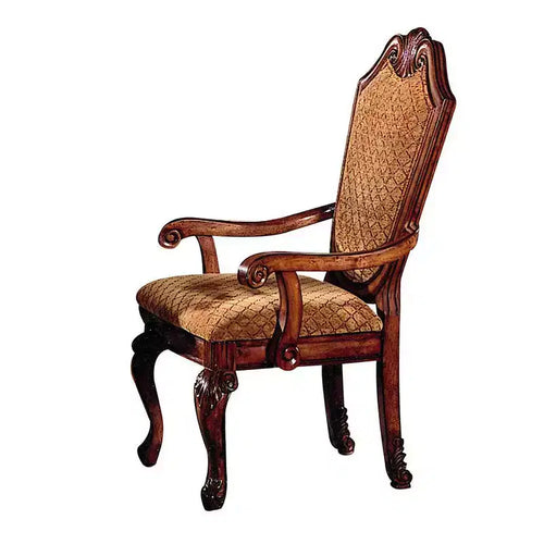 Acme Furniture Chateau De Ville Dining Chairs Diamond Pattern Cherry Finish