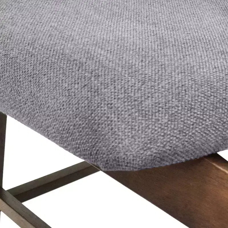 Lot de 2 chaises de salle à manger rembourrées Christopher Knight Home Stocker gris foncé/noyer