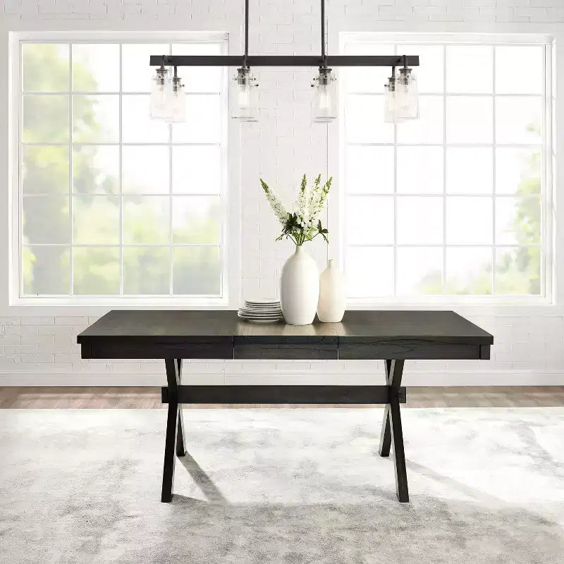 Table à manger extensible Hayden Ardoise - Crosley