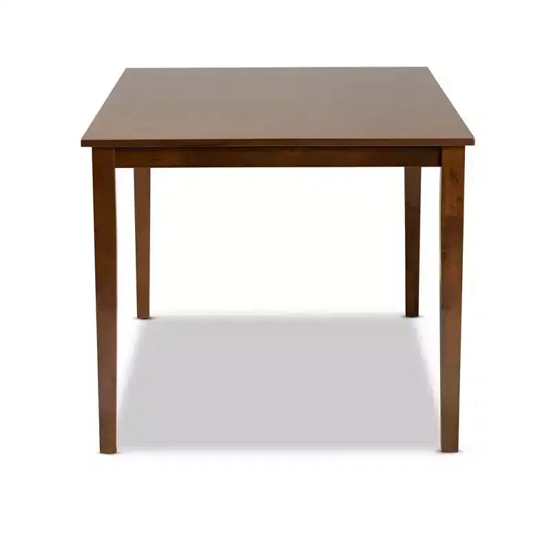 Table à manger rectangulaire en bois Eveline Noyer marron - Baxton Studio