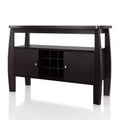 Angla Modern Bold Curved Dining Buffet Espresso - HOMES: Inside + Out