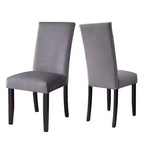 Ensemble de salle à manger 6 pièces Napoli 64 po avec plateau en marbre gris – Steve Silver Co.