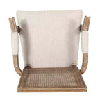 Ensemble de salle à manger extensible 7 pièces en bois et rotin Maria style campagnard français, couleur naturelle/beige - Christopher Knight Home