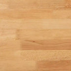 Baxton Studio Kenji Table de salle à manger ronde en bois brun naturel, 34 po de large : hévéa, 4 places