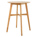 Tenley Pub Round Bar Height Table Oak - Christopher Knight Home