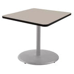 Table de salle à manger carrée Hampden Furnishings 30", collection Bennet, gris/nébuleuse grise